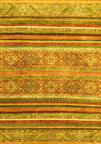 Abstract Yellow Modern Rug, abs2394yw