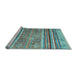 Sideview of Machine Washable Abstract Light Blue Modern Rug, wshabs2394lblu