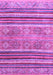 Machine Washable Abstract Purple Modern Area Rugs, wshabs2394pur