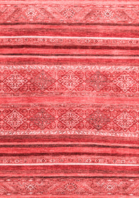 Abstract Red Modern Rug, abs2394red