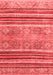 Abstract Red Modern Area Rugs