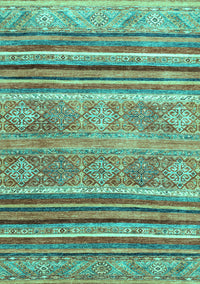 Abstract Turquoise Modern Rug, abs2394turq