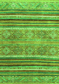 Abstract Green Modern Rug, abs2394grn