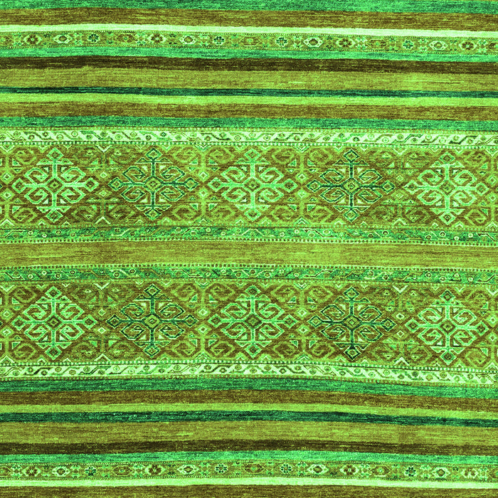 Abstract Green Modern Rug, abs2394grn