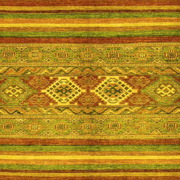 Abstract Yellow Modern Rug, abs2395yw