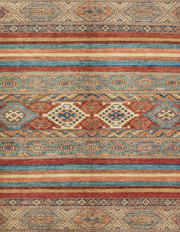 Abstract Camel Brown Modern Rug, abs2395