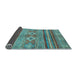 Sideview of Abstract Light Blue Modern Rug, abs2395lblu