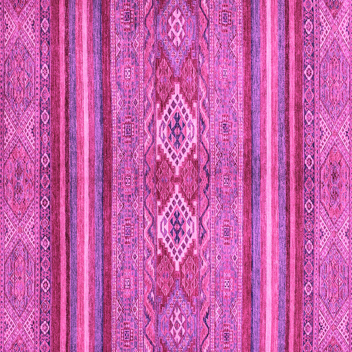 Square Abstract Pink Modern Rug, abs2395pnk