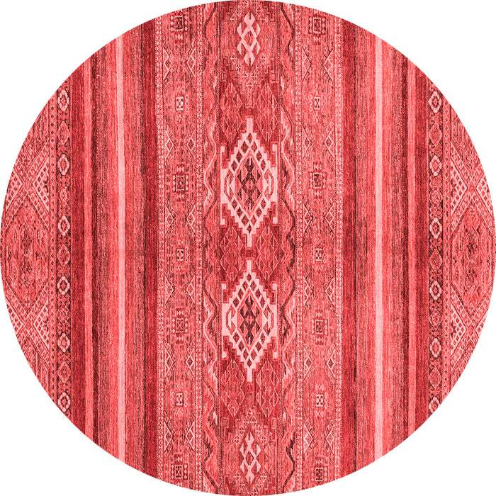 Abstract Red Modern Rug, abs2395red
