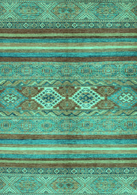 Abstract Turquoise Modern Rug, abs2395turq