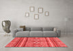 Modern Red Washable Rugs