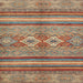 Square Abstract Camel Brown Modern Rug, abs2395