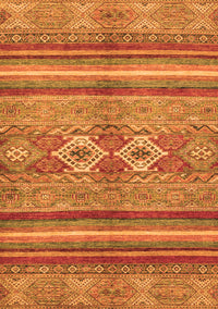 Abstract Orange Modern Rug, abs2395org