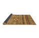 Sideview of Abstract Brown Modern Rug, abs2395brn