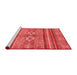 Modern Red Washable Rugs