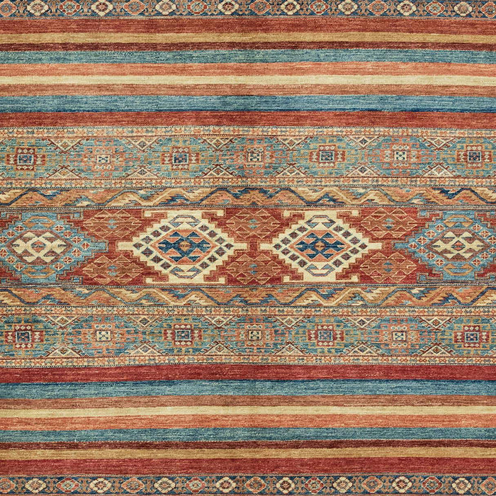 Machine Washable Abstract Camel Brown Rug, wshabs2395