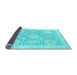 Sideview of Oriental Light Blue Traditional Rug, abs2396lblu