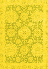 Oriental Yellow Traditional Rug, abs2396yw