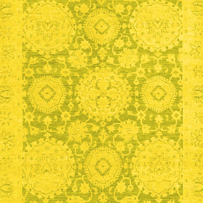 Oriental Yellow Traditional Rug, abs2396yw