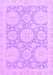 Oriental Purple Traditional Rug, abs2396pur