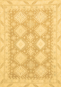 Abstract Brown Modern Rug, abs2397brn