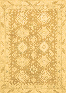 Abstract Brown Modern Rug, abs2397brn