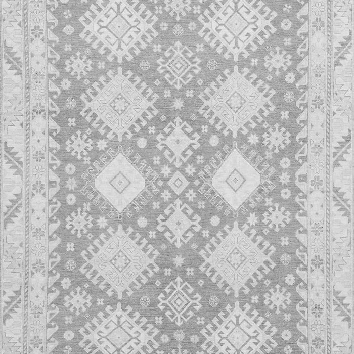 Machine Washable Abstract Gray Modern Rug, wshabs2397gry