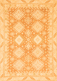 Abstract Orange Modern Rug, abs2397org