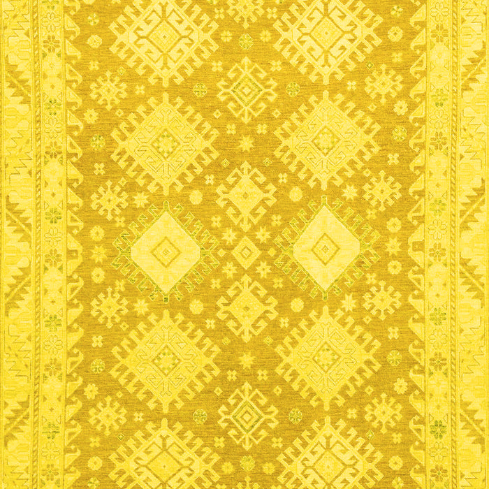 Abstract Yellow Modern Rug, abs2397yw