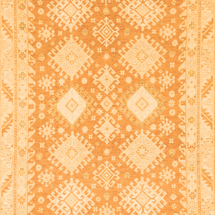 Machine Washable Abstract Orange Modern Area Rugs, wshabs2397org