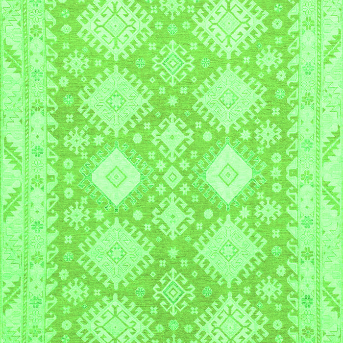 Machine Washable Abstract Green Modern Area Rugs, wshabs2397grn