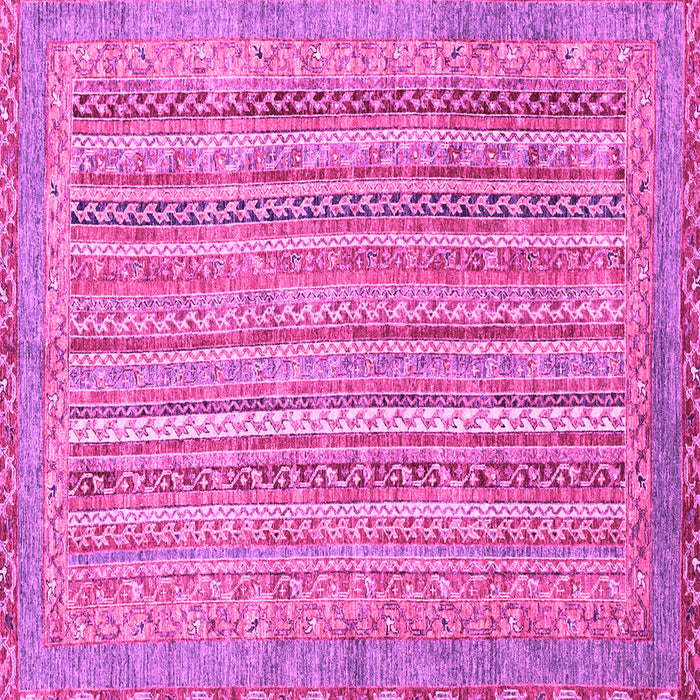 Square Abstract Pink Modern Rug, abs2398pnk