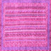 Square Abstract Pink Modern Rug, abs2398pnk