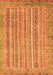 Abstract Orange Modern Rug, abs2398org