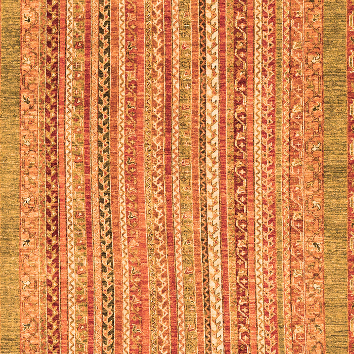 Machine Washable Abstract Orange Modern Area Rugs, wshabs2398org