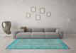 Machine Washable Abstract Light Blue Modern Rug in a Living Room, wshabs2398lblu