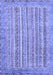 Abstract Blue Modern Rug, abs2398blu