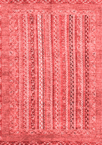 Abstract Red Modern Rug, abs2398red