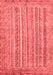 Abstract Red Modern Area Rugs