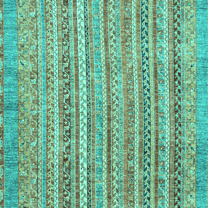 Machine Washable Abstract Turquoise Modern Area Rugs, wshabs2398turq