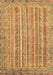 Machine Washable Abstract Brown Modern Rug, wshabs2398brn