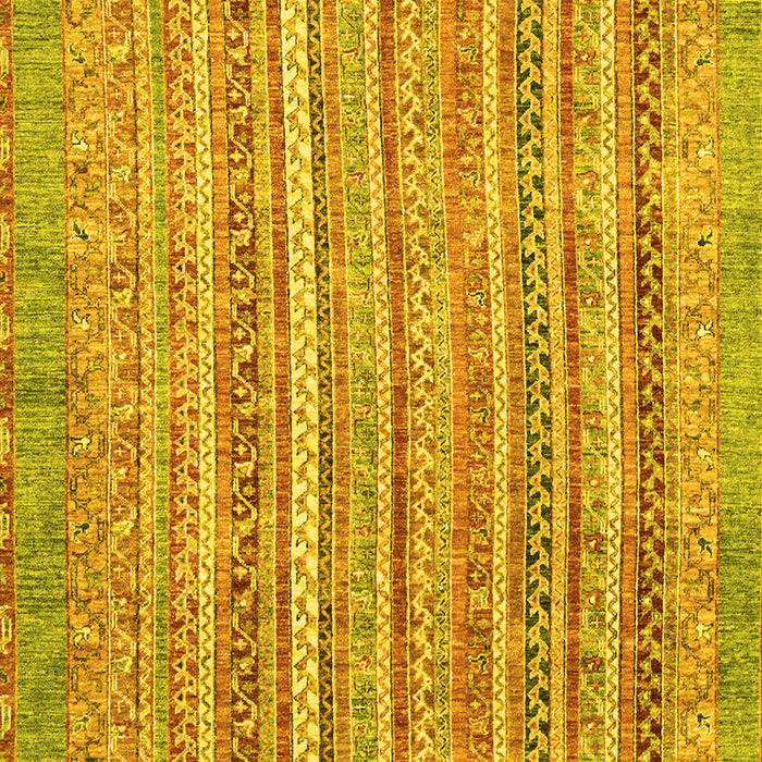 Machine Washable Abstract Yellow Modern Rug, wshabs2398yw
