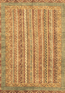 Abstract Brown Modern Rug, abs2398brn