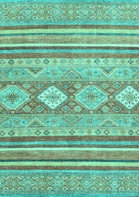 Abstract Turquoise Modern Rug, abs2399turq