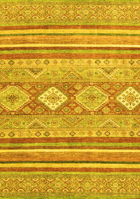 Abstract Yellow Modern Rug, abs2399yw