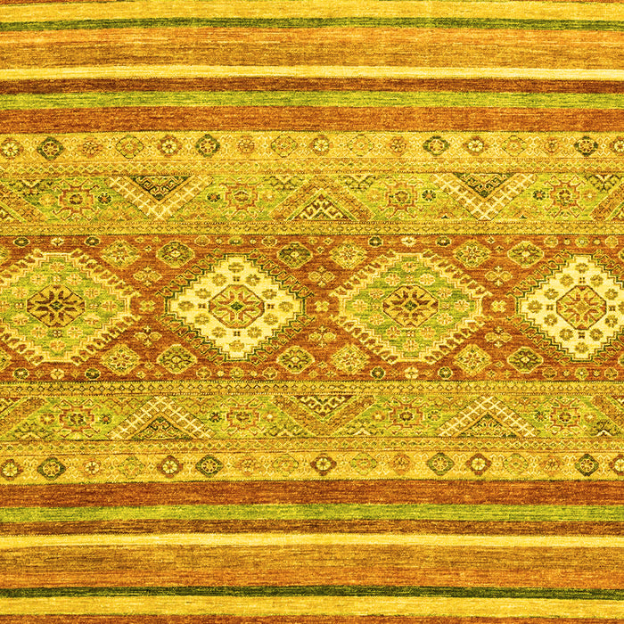 Abstract Yellow Modern Rug, abs2399yw