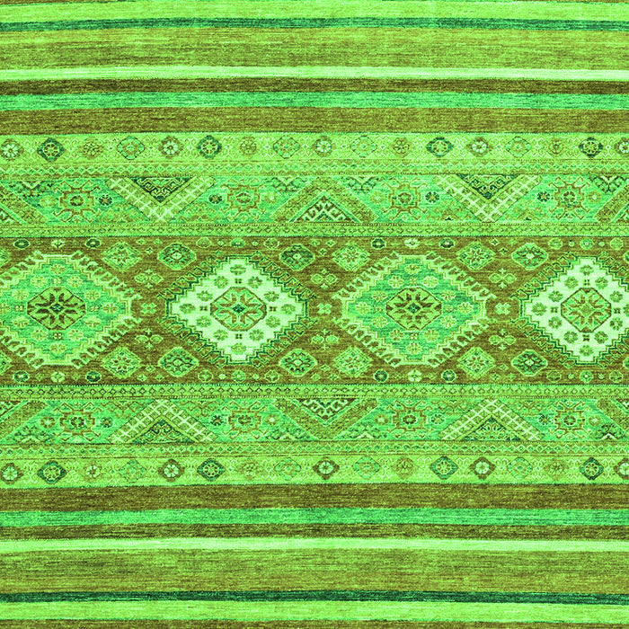 Abstract Green Modern Rug, abs2399grn