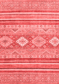 Abstract Red Modern Rug, abs2399red