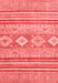 Abstract Red Modern Area Rugs