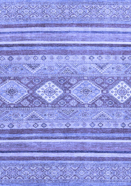 Abstract Blue Modern Rug, abs2399blu
